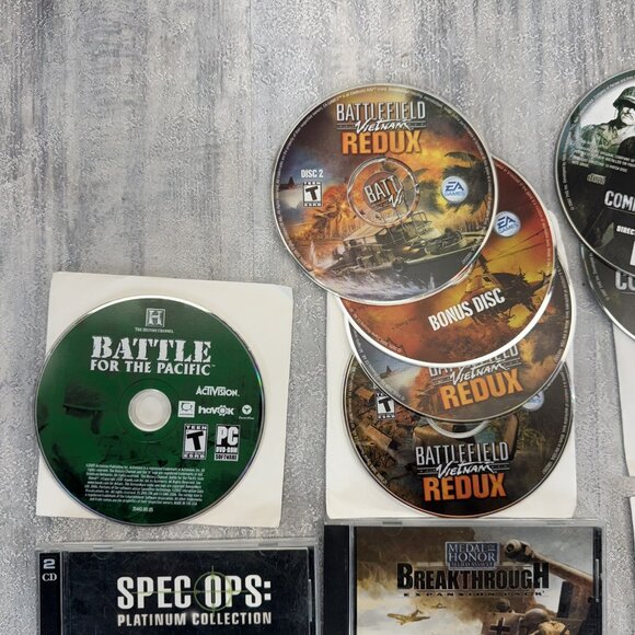 Pc Games War Games Bundle Medal Of Honor Battlefield Waterloo Heroes - Picture 2 of 8